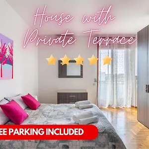Terrazza Con Vistacasa Con Parcheggio Gratuito Appartamento